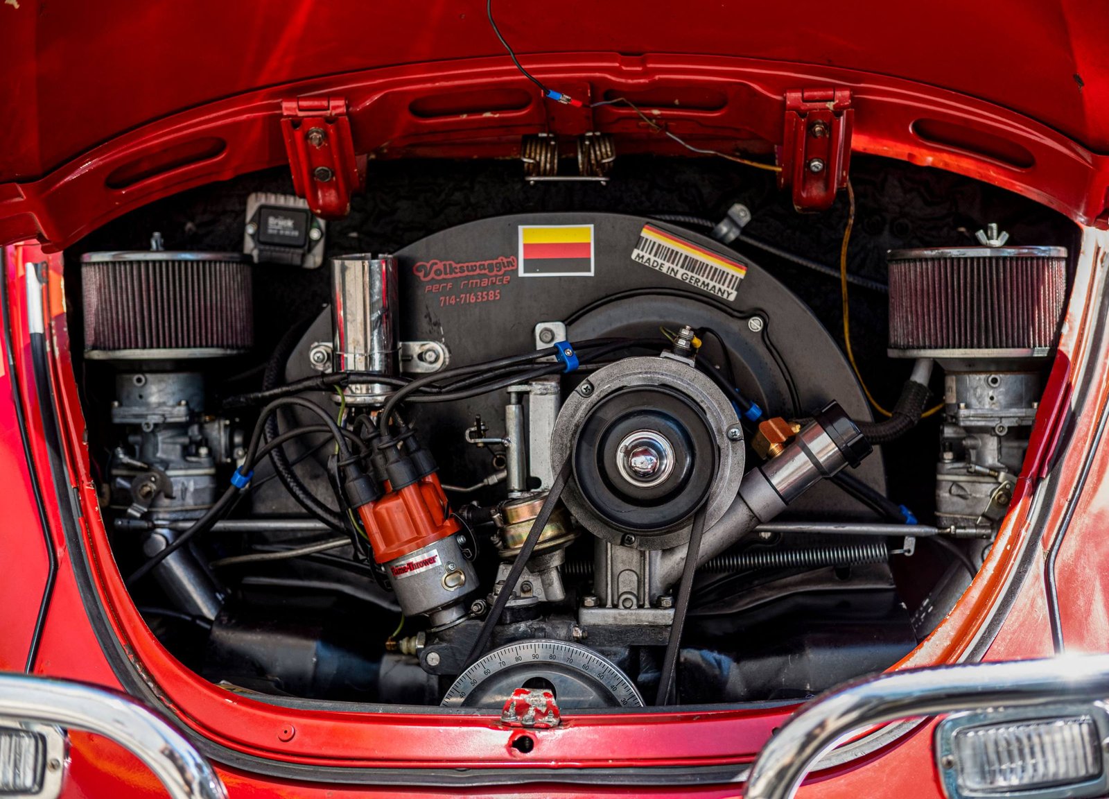 Volkswagen Beetle engine bay
